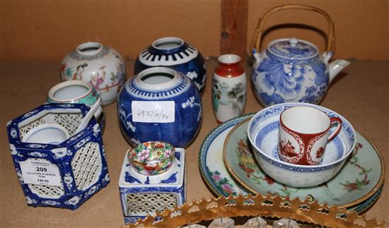 Collection of Oriental china